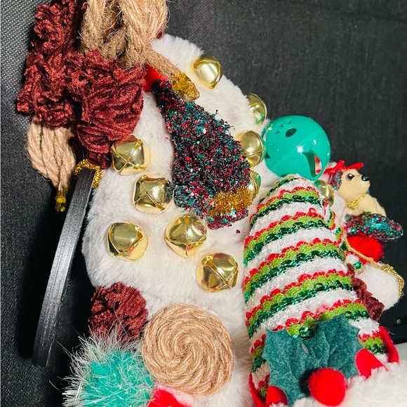 KEEPSAKE (Handcrafted) Luxury One-Of-A-Kind Christmas Stocking (Fur babies) - Picture 3 of 9